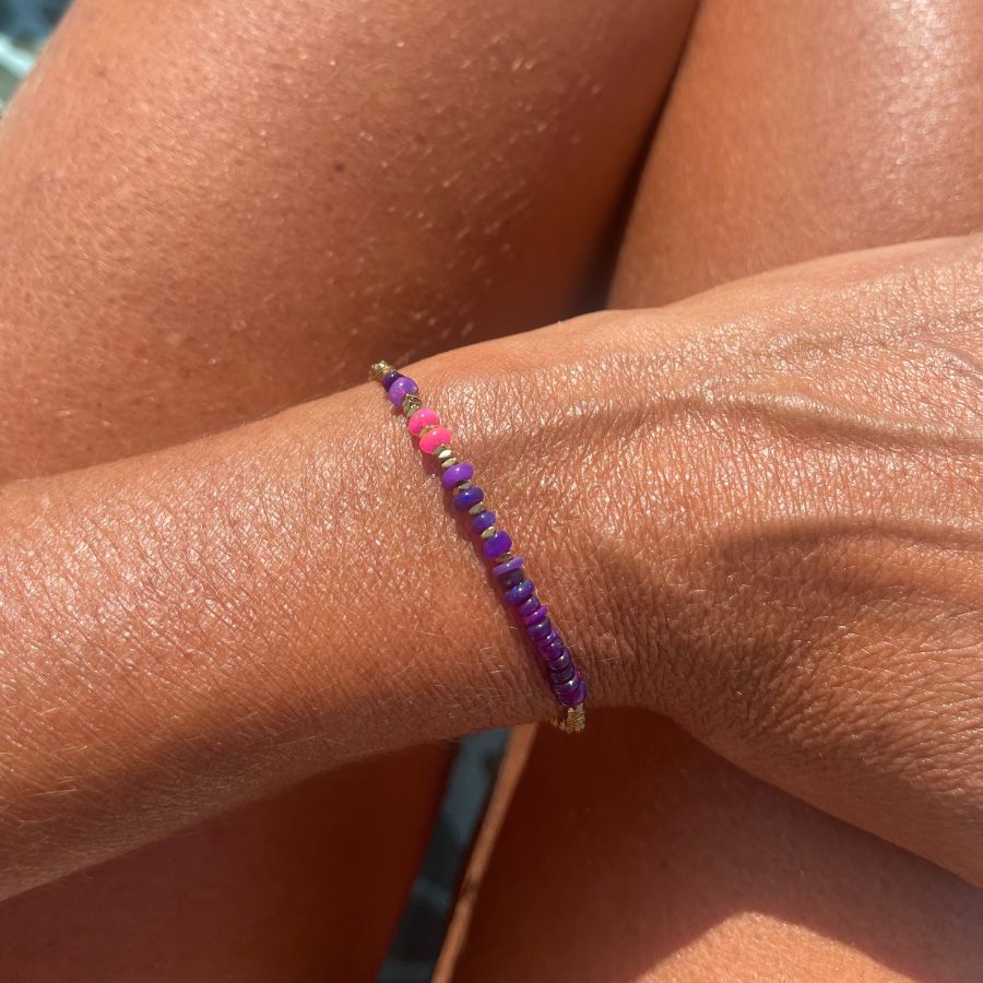 Bracelet en opale éthiopienne "GOA" – Image 2