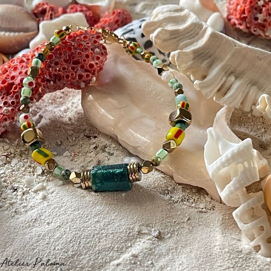 Bracelet coloré "MADI"multi-pierres