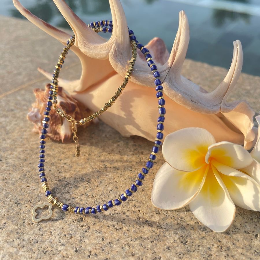 Collier "ANYSSA" pendentif fleur – Image 3