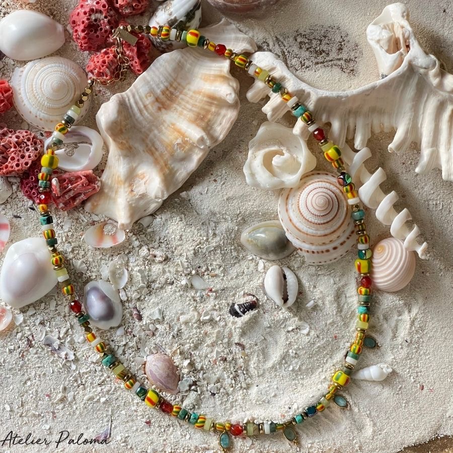 Collier breloques "MUDDY"