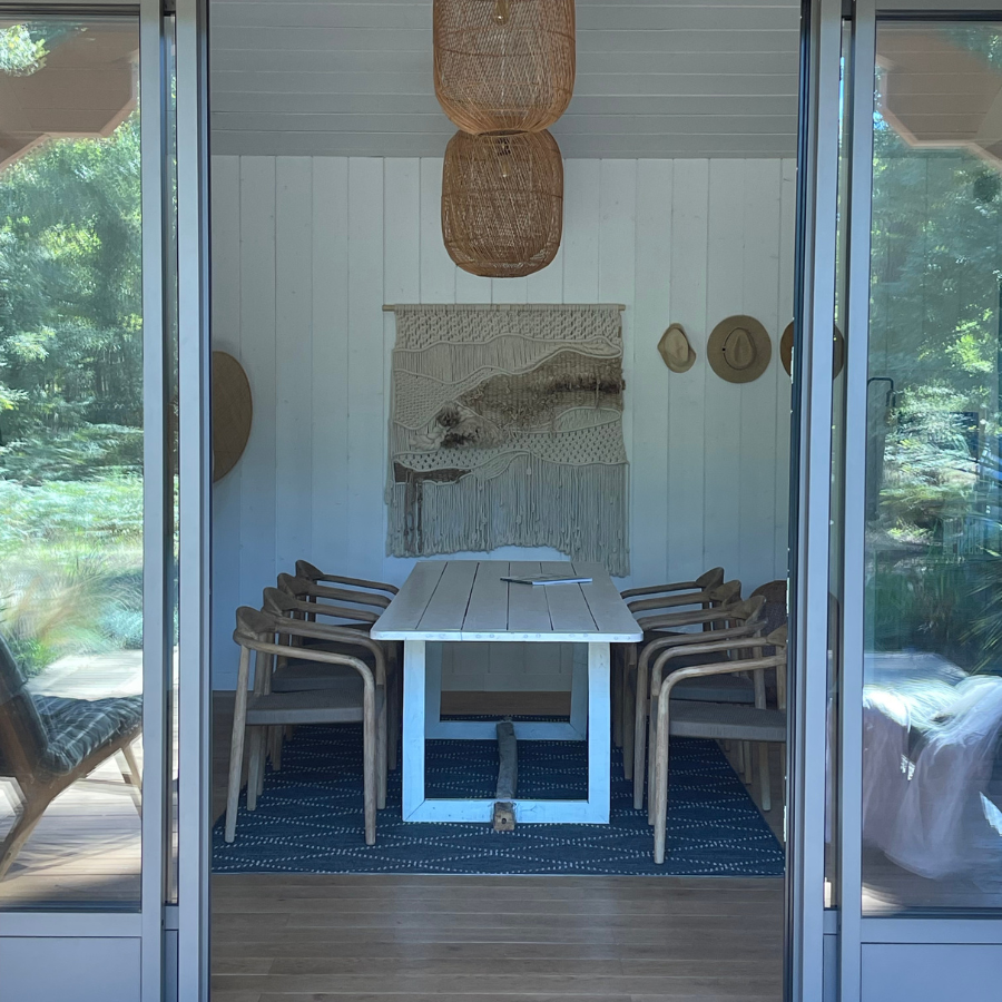 Grand macramé mural "ABYSSES" – Image 4